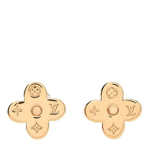 louis vuitton flower earings|louis vuitton earrings clover.